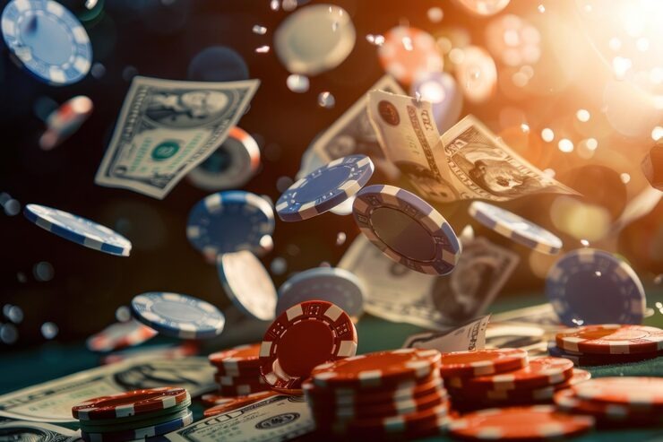 Live casino table dealer interaction